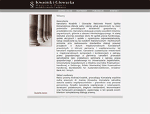 Tablet Screenshot of kwasnik.pl